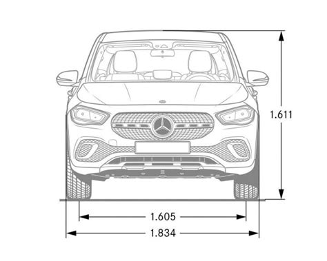 Mercedes Benz GLA H 247 2025 Abmessungen Technische Daten