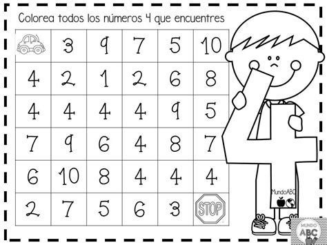 Numeros Para Pre Escolar