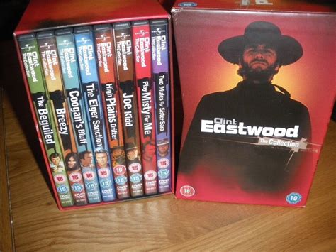 BRAND NEW DVD BOX SET: CLINT EASTWOOD "THE COLLECTION" - FEATURING 8 ...