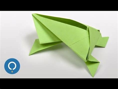 Origami Rana Che Salta Youtube Origami Facili Rana Origami