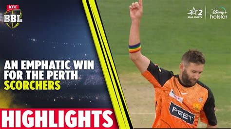 Hamish Mckenzie Highlights Perth Scorchers Walk In A Park Victory