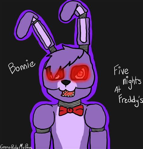 .:FanArt:. Bonnie FNAF by GeenaRulzMyPaws on DeviantArt