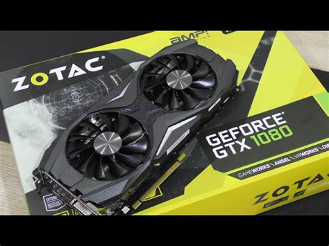 Zotac Geforce® Gtx 1080 Amp Edition Zotac Atelier Yuwaciaojp