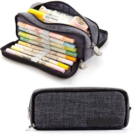 Trousse Scolaire Trousse Crayons Grande Capacit Avec Manipuler