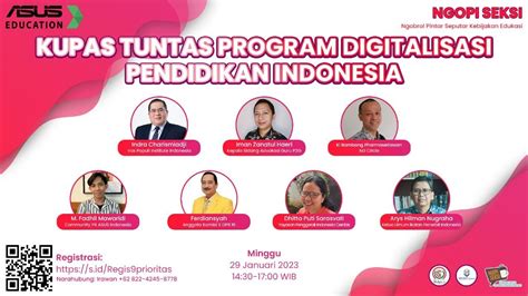 NGOPI SEKSI KUPAS TUNTAS PROGRAM DIGITALISASI PENDIDIKAN INDONESIA