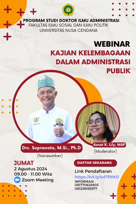 Webinar Prodi Doktor Ilmu Administrasi Doctor Ilmu Administrasi