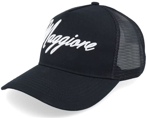 Script Black A Frame Trucker Maggiore Keps Hatstore Se