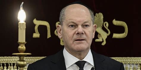 Kanzler Scholz Und Zentralratspr Sident Schuster Gedenken Der Pogrome