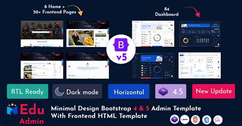 Online Education Courses Html Templates Bootstrap Admin Dashboard