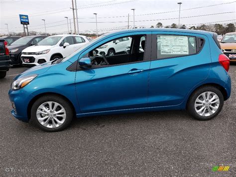 Caribbean Blue Metallic Chevrolet Spark Lt Exterior Photo