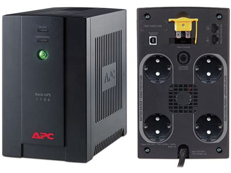Источник бесперебойного питания APC Back-UPS 1100VA купить по низкой ...
