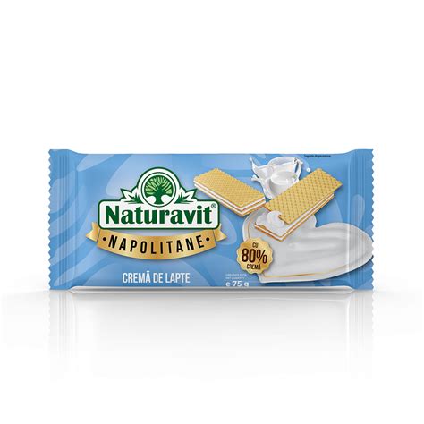 Naturavit Napolitane Cu Crem De Lapte G Naturavit