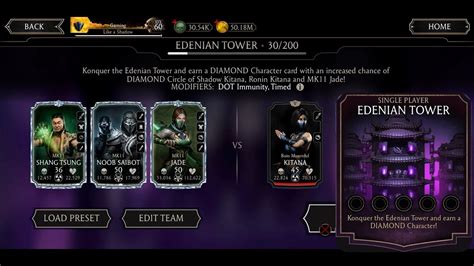 Edenian Tower BOSS Battle 30 Mortal Kombat Mobile YouTube