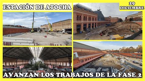 AVANZAN LOS TRABAJOS DE LA FASE 2 OBRAS ESTACIÓN DE ATOCHA MADRID