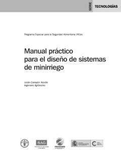 Manual práctico para el diseño de sistemas de minirriego manual pr