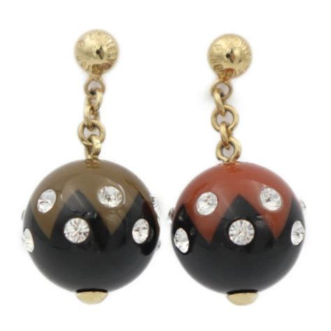 Louis Vuitton Louis Vuitton Book De Reil Magnetic Earrings M66397 Resin