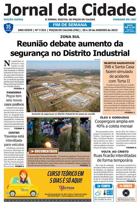 Jornal da Cidade 28 29 de janeiro de 2023 Jornal da Cidade Notícias