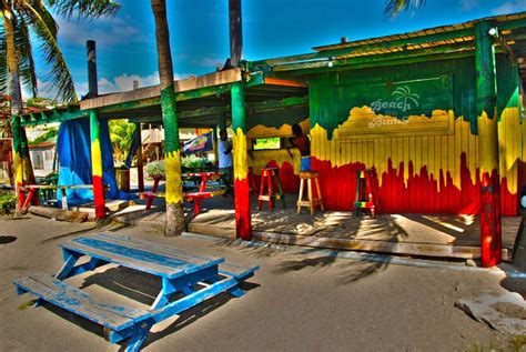 Beach Bar Bums St Kitts A Trip Down The Strip In Hdr Beach Bars South Padre Island Trip