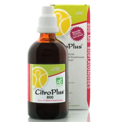 Citro Plus 800mg sans alcool Pépins de Pamplemousse Bio 100ml Sevellia