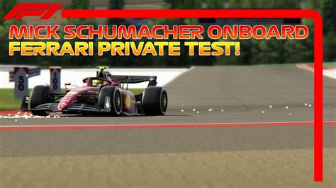 Mick Schumacher Tests The Ferrari F At Misano Youtube