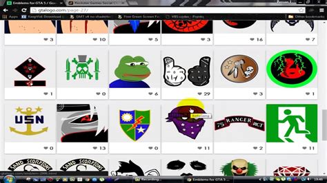 Gta How To Use Any Pictures For Crew Emblem Any Picture Youtube