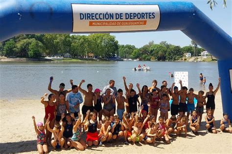 Desafío del río se dio cierre a la escuela de natación Municipalidad