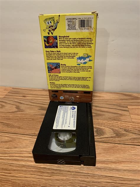 SPONGEBOB SQUAREPANTS SEA STORIES Vhs Video Tape 2003 NICKELODEON