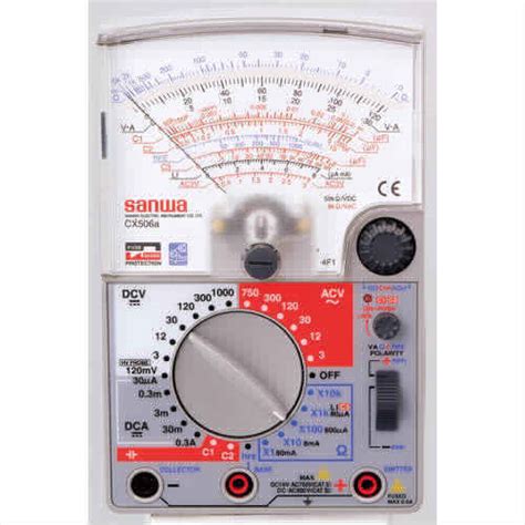 Sanwa Analog Multimeter Cx506a From Japan New Ebay