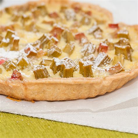 Recette Tarte à La Rhubarbe De Cathy