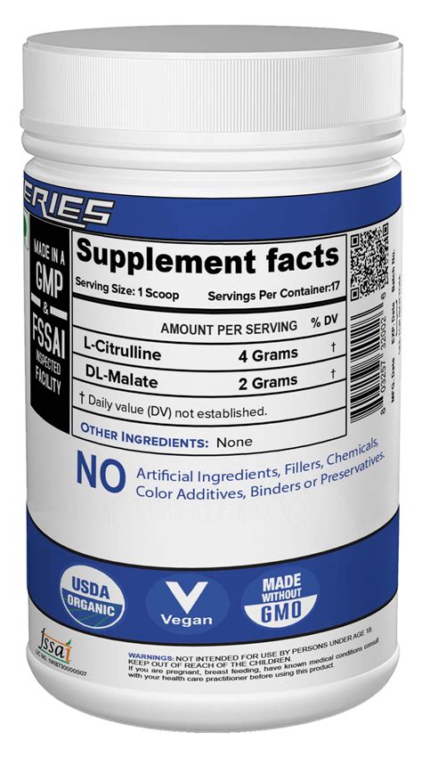 Buy Citrulline Malate Online in India | NutriJa™ Supplement Store