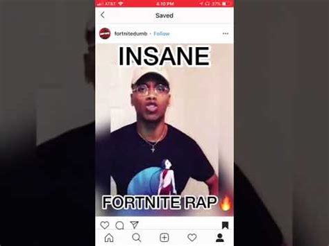 Insane Fortnite Rap YouTube