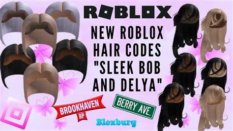 🦋berry Avenue Hair Codes New Sleek Bob And Delya For All Skin Tones 🦋 Roblox Brookhaven