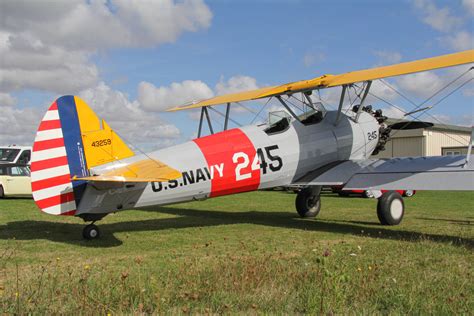 France Un Nouveau Stearman A Pris Son Envol Lecharpe Blanche