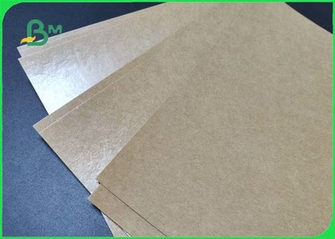 Gsm G Pe Coated Brown Kraft Paper For Food Tray Mm Water