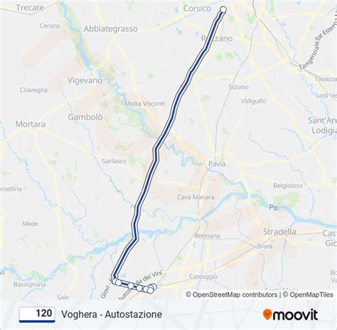 Linea 120 Orari Fermate E Mappe Voghera Autostazione Aggiornato