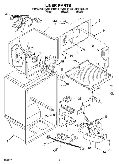 Diagrama Electrico De Refrigerador Whirlpool Diagram Wiring