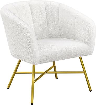 Amazon Yaheetech Flower Shape Velvet Armchair Modern Side Chair