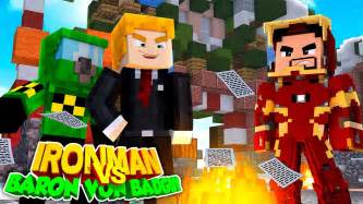 Minecraft Adventure IRONMAN VS THE NEW VILLAIN BARON VON BADGUY