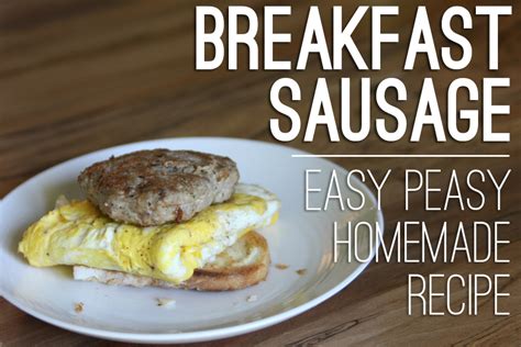 Easy Peasy Homemade Breakfast Sausage | MSP Fitness