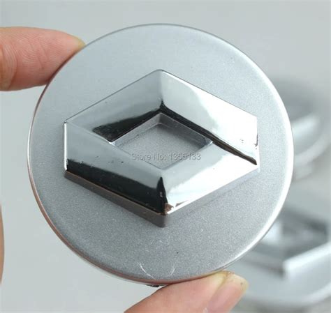 Aliexpress Buy Pcs Renault Mm Chrome Badge Wheel Center Caps