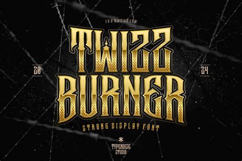 Twizz Burner Font by Typenoise · Creative Fabrica