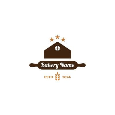 Bakery House Logo Vector Art, Icons, and Graphics for Free Download