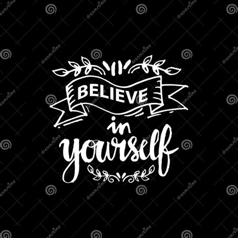 Believe In Yourself Stock Illustration Illustration Of Inspiration