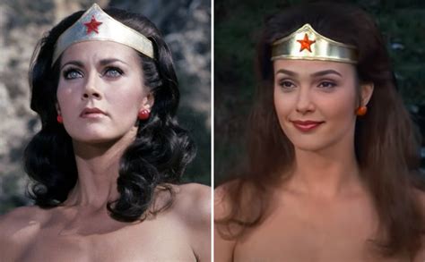 Gal Gadot Dons The 70s Look Of The Original Wonder Woman Lynda