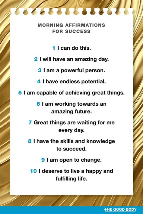 30 Affirmations For Success To Recite Every Day