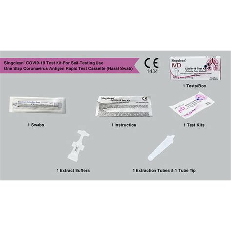 China Singclean Antigen Rapid Self Test Kit 5er With Stock In DE ES