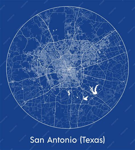 city map of san antonio texas 1
