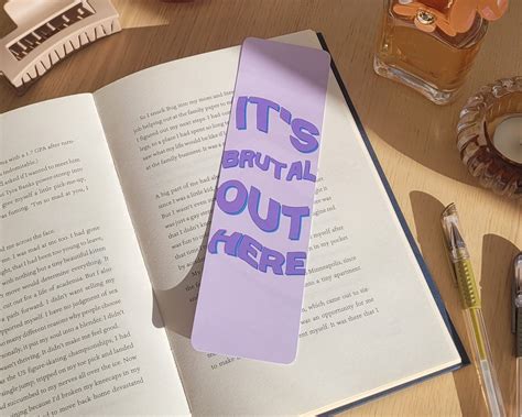 It S Brutal Out Here Olivia Rodrigo Bookmark Danni Boden Designs