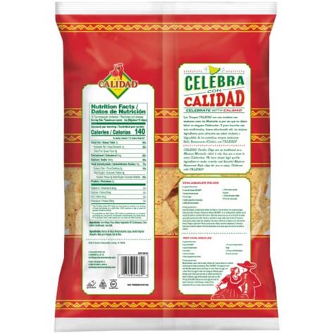 Calidad Mexican Restaurant Style Corn Tortilla Chips 115 Oz Qfc