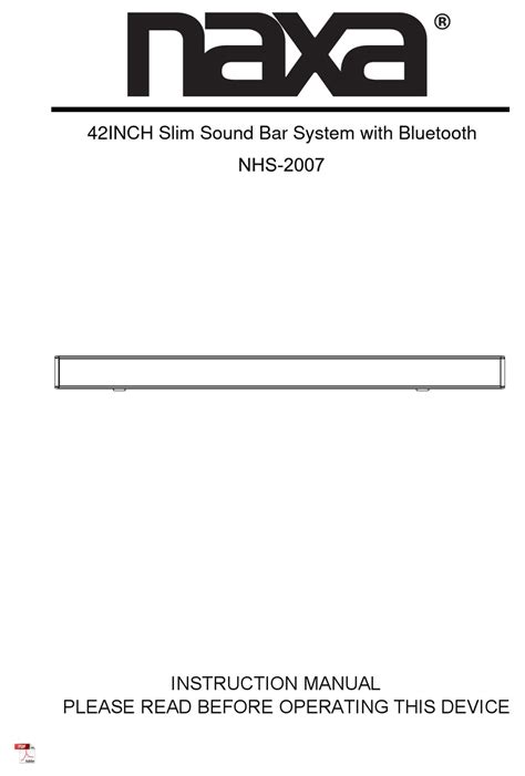 Naxa Nhs 2007 Instruction Manual Pdf Download Manualslib